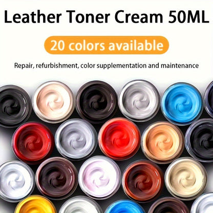 Leather Repair Paint for Bags, Sofas, Shoes and Upholstery, Colour Restoration Kit with Applicator