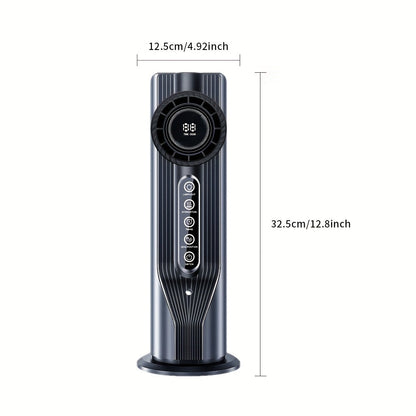 USB Portable Cooling Fan with Humidifier, 6 Speed Quiet Desk Air Cooler with 6 Hour Timer for Home