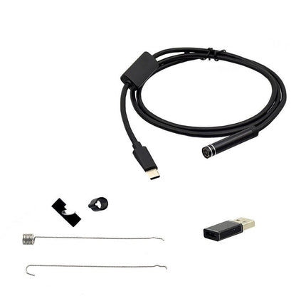 Type-C Borescope Inspection Camera with HD Video, WiFi and Waterproof Probe Design