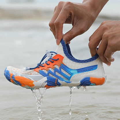 Quick Dry Water Shoes with Grippy Rubber Sole and Breathable Upper for Beach, River and Hiking