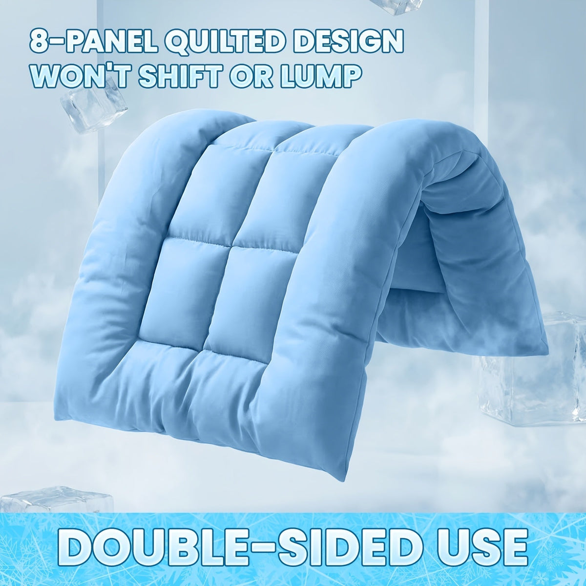 Extra Large Cooling Sofa Pet Bed with Non Slip Base and Plush Cushioning for Dogs and Cats in Summer
