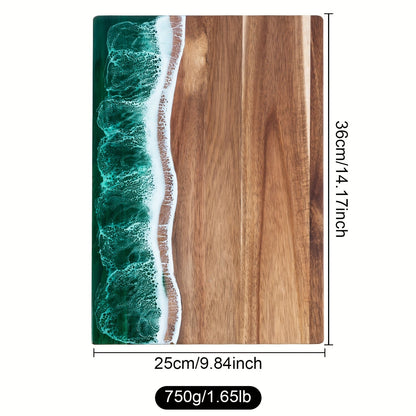Wave Resin Acacia Cutting Board
