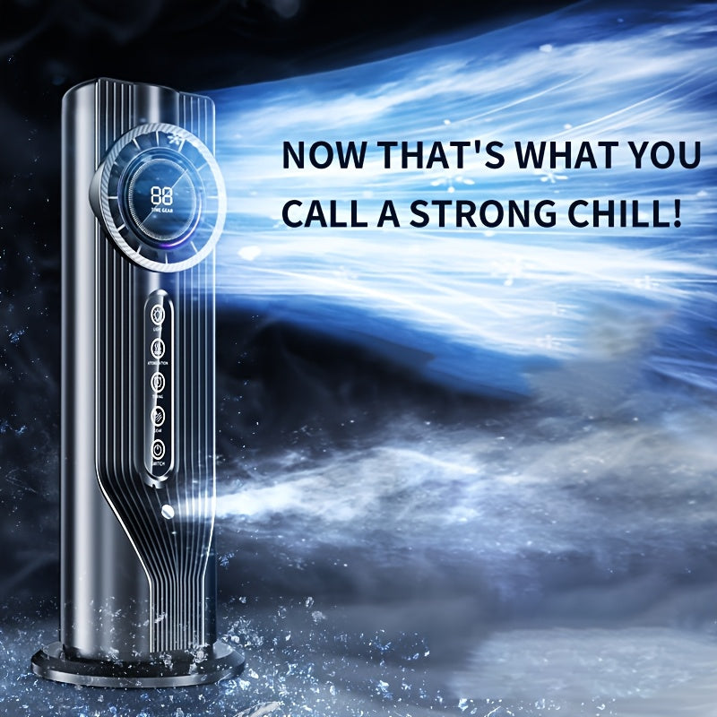 USB Portable Cooling Fan with Humidifier, 6 Speed Quiet Desk Air Cooler with 6 Hour Timer for Home