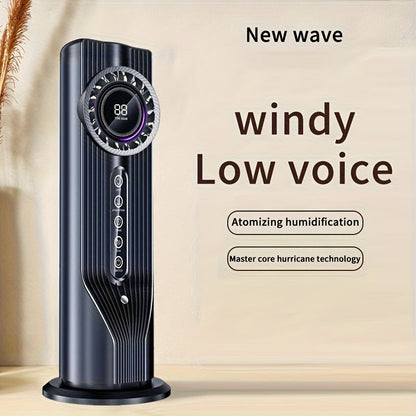 USB Portable Cooling Fan with Humidifier, 6 Speed Quiet Desk Air Cooler with 6 Hour Timer for Home