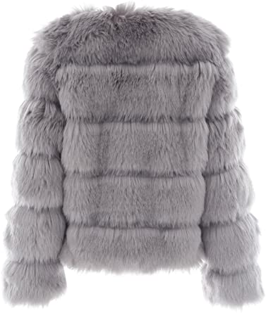 Fluffy Faux Fur Winter Jacket for Women - Soft, Chunky Fleece Style, Warm Winter Coat