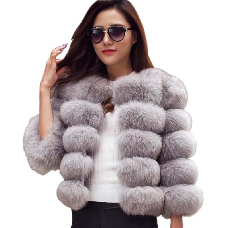 Fluffy Faux Fur Winter Jacket for Women - Soft, Chunky Fleece Style, Warm Winter Coat