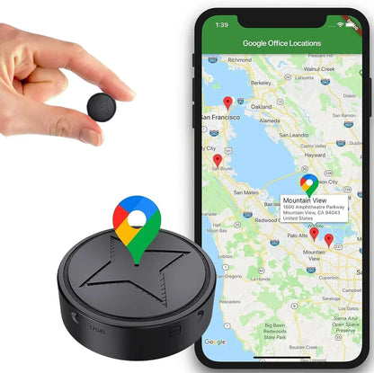 Magnetic Real-Time GPS Locator Device for Vehicles, Equipment and Valuable Items