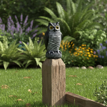 Realistic Owl Garden Statue