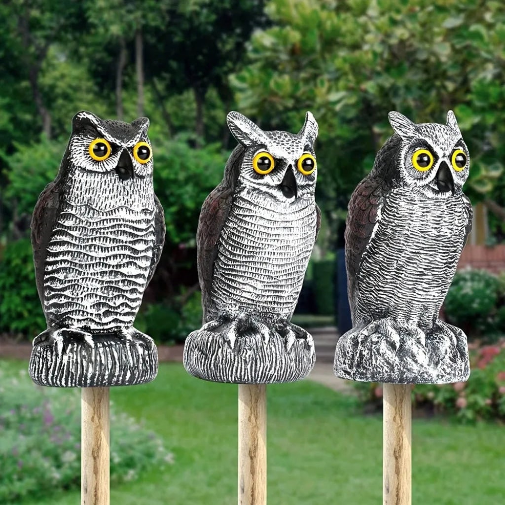 Realistic Owl Garden Statue