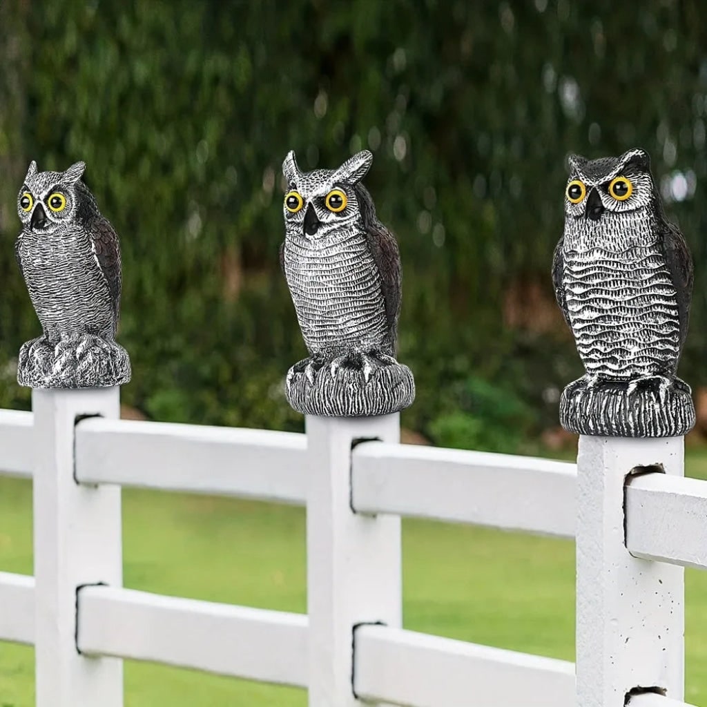 Realistic Owl Garden Statue