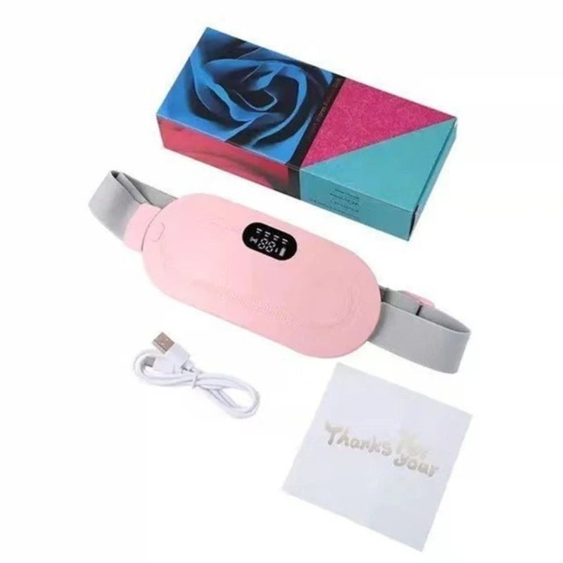 Rechargeable Warming Abdomen Belt for Period Pain Relief with Heat and Massage Modes
