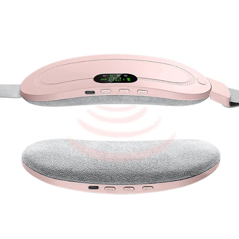 Rechargeable Warming Abdomen Belt for Period Pain Relief with Heat and Massage Modes