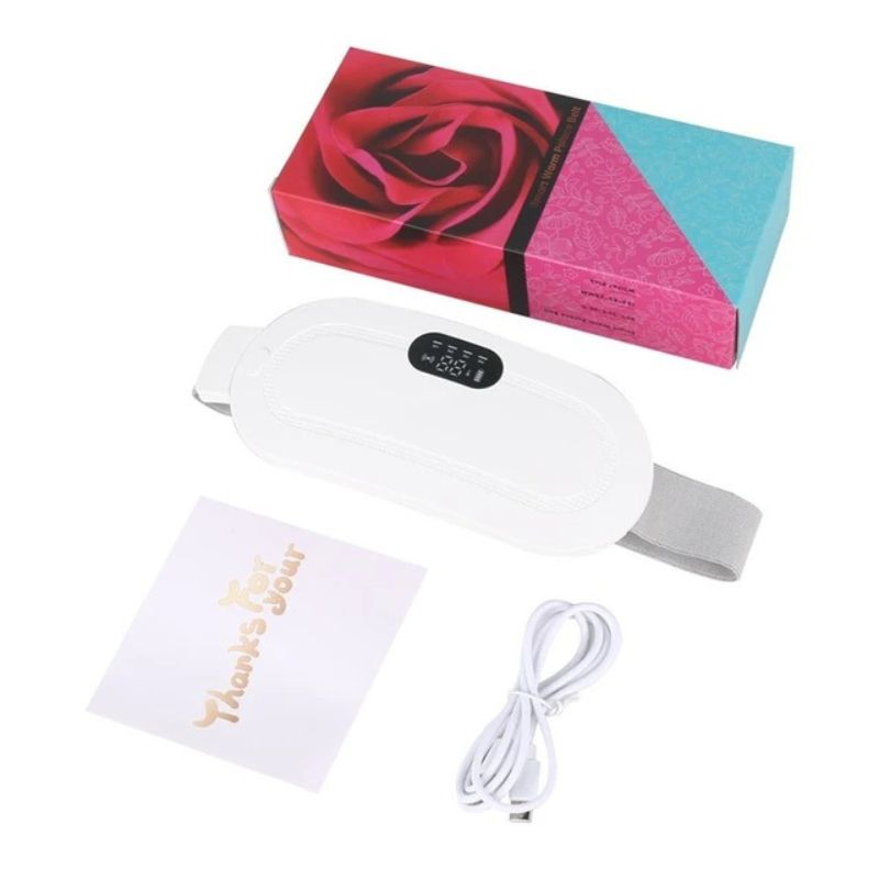Rechargeable Warming Abdomen Belt for Period Pain Relief with Heat and Massage Modes