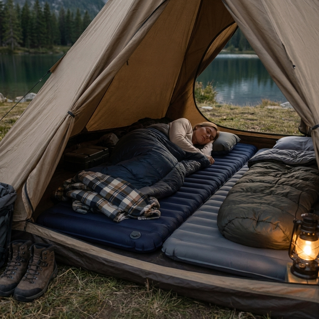 Travel Sleeping Pad Inflatable Camping Mattress
