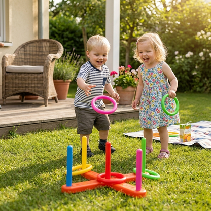 Ring Toss Outdoor Game Portable Family Party
