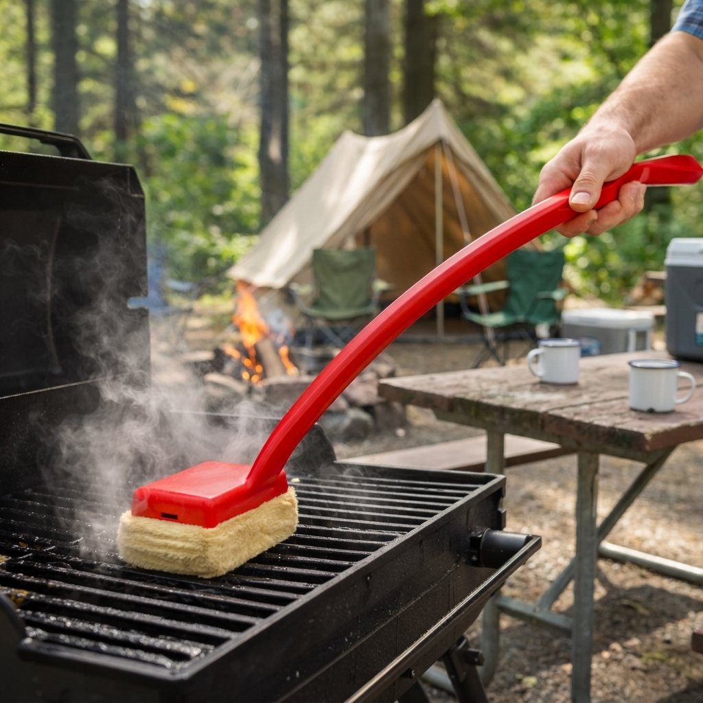 Grill Cleaning Brush Steam Scrubber