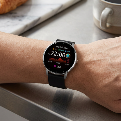 360 Wellness Smartwatch with Heart Rate, Sleep Tracking and IP67 Waterproof Rating