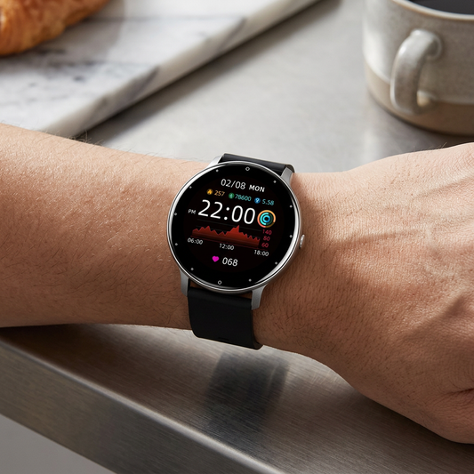 360 Wellness Smartwatch with Heart Rate, Sleep Tracking and IP67 Waterproof Rating
