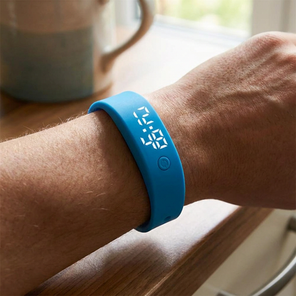 Waterproof Wellness Smartwatch with Vibration Alerts and Body Temperature Tracking