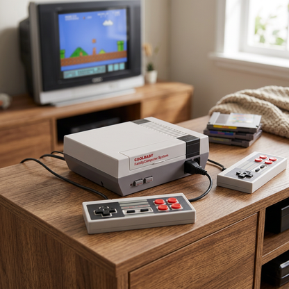 Retro Gaming Console with 620 Pre-Installed Classic Games, HDMI/AV Plug and Play Setup