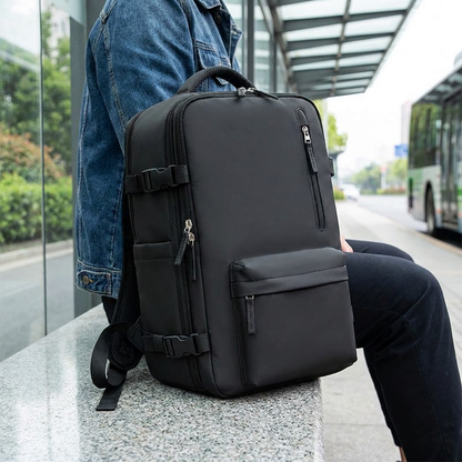 TrailSafe Pro Adventure Backpack with Lockable Zippers and Hidden Security Pockets