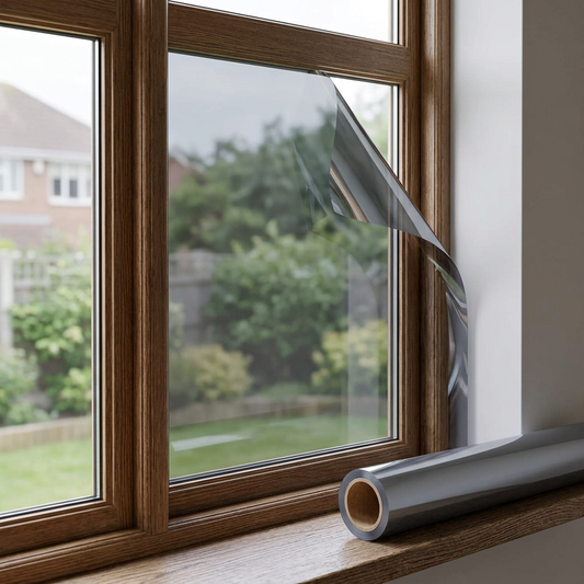 Static Cling Window Film for Privacy with UV Protection and Easy Installation Steps
