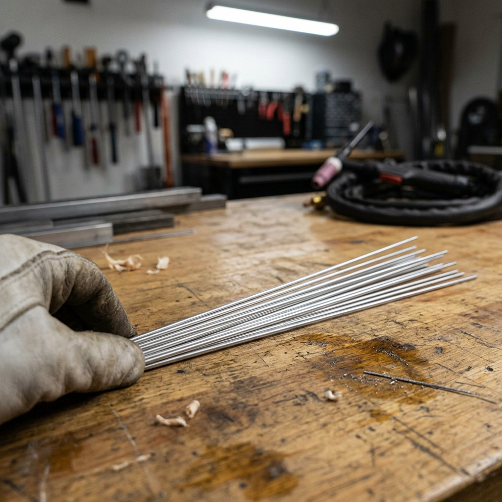 Aluminum Welding Rods for Low-Temperature Metal Repair Projects, 50 Pieces Included