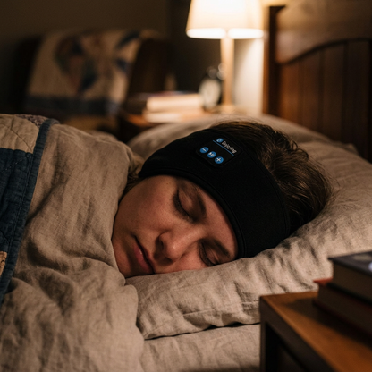 Cozy Band Sleep Headphones with Bluetooth Connectivity and 12-Hour Battery Charge