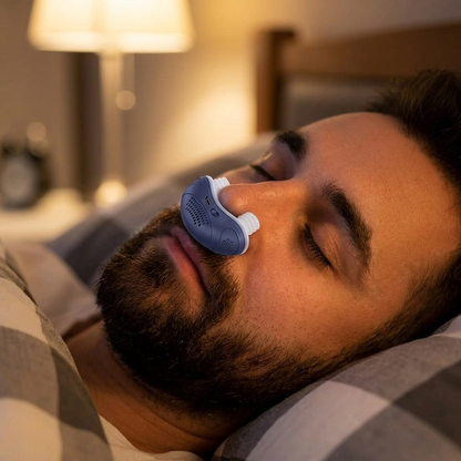MicroBreath Nasal Comfort Device for a Relaxed Nighttime Wind-Down Bedtime Routine