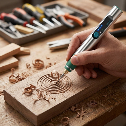 Handheld Engraving Tool for Wood, Glass, Stone and Leather Craft Personalization