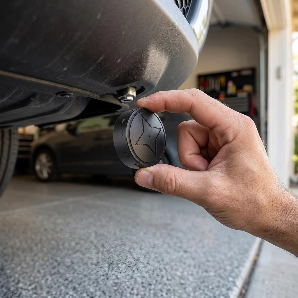 Magnetic Real-Time GPS Locator Device for Vehicles, Equipment and Valuable Items