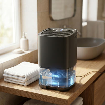 Dehumidifier Home Portable Compact - Black lifestyle