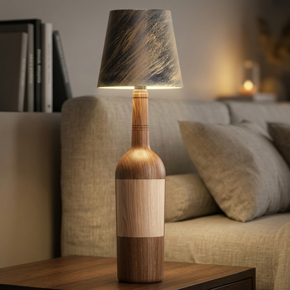 Bottle Lamp - Wood lifestyle
