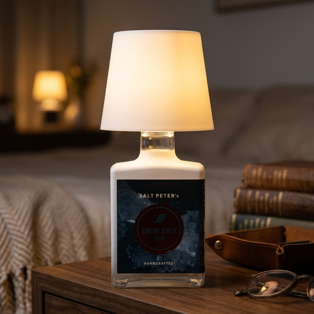 Bottle Lamp - White lifestyle
