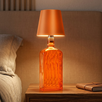 Bottle Lamp - Orange lifestyle