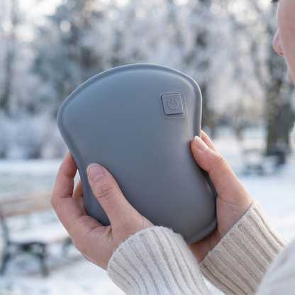 Portable Hand Warmer Grey lifestyle