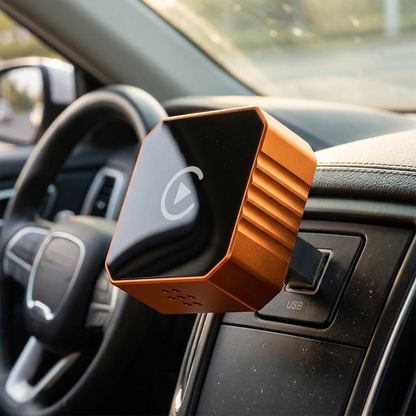CarPlay Adapter Mini USB Orange lifestyle