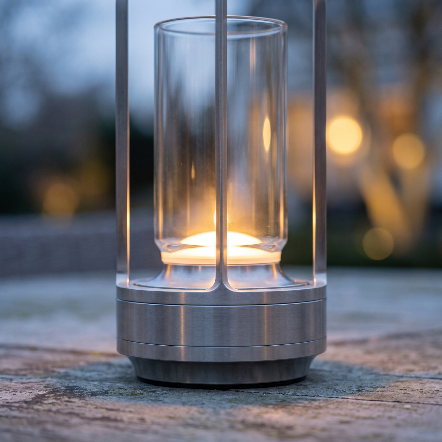 Outdoor lantern lamp - Silver - lifestyle