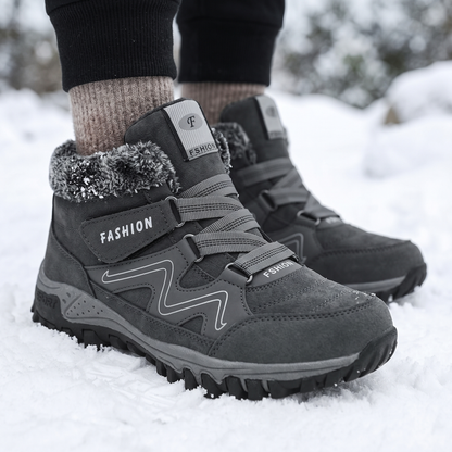 Women's winter boots - Grey - lifestyle