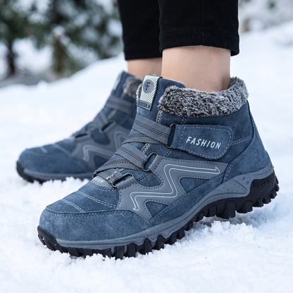 Women's winter boots - Blue - lifestyle