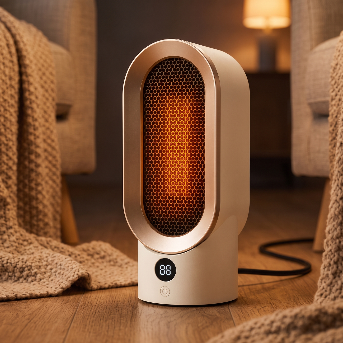 Portable electric heater - lifestyle