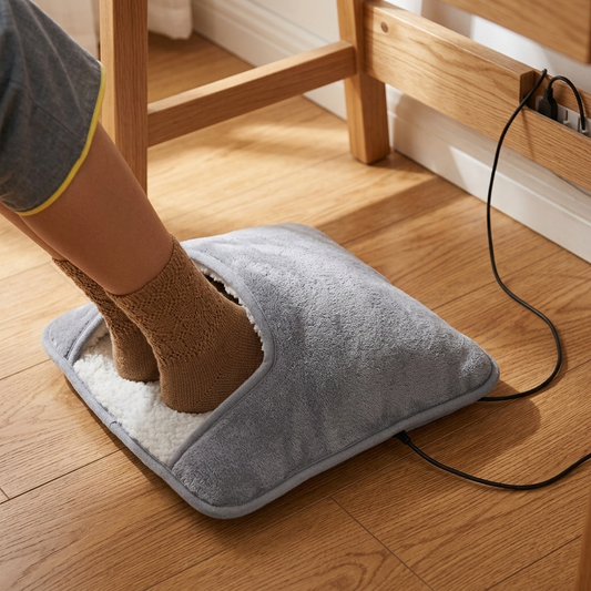 USB heated foot warmer under home desk b12-a2c8efd4