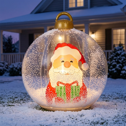 Santa inflatable Christmas ball on lawn b12-bb26dec4