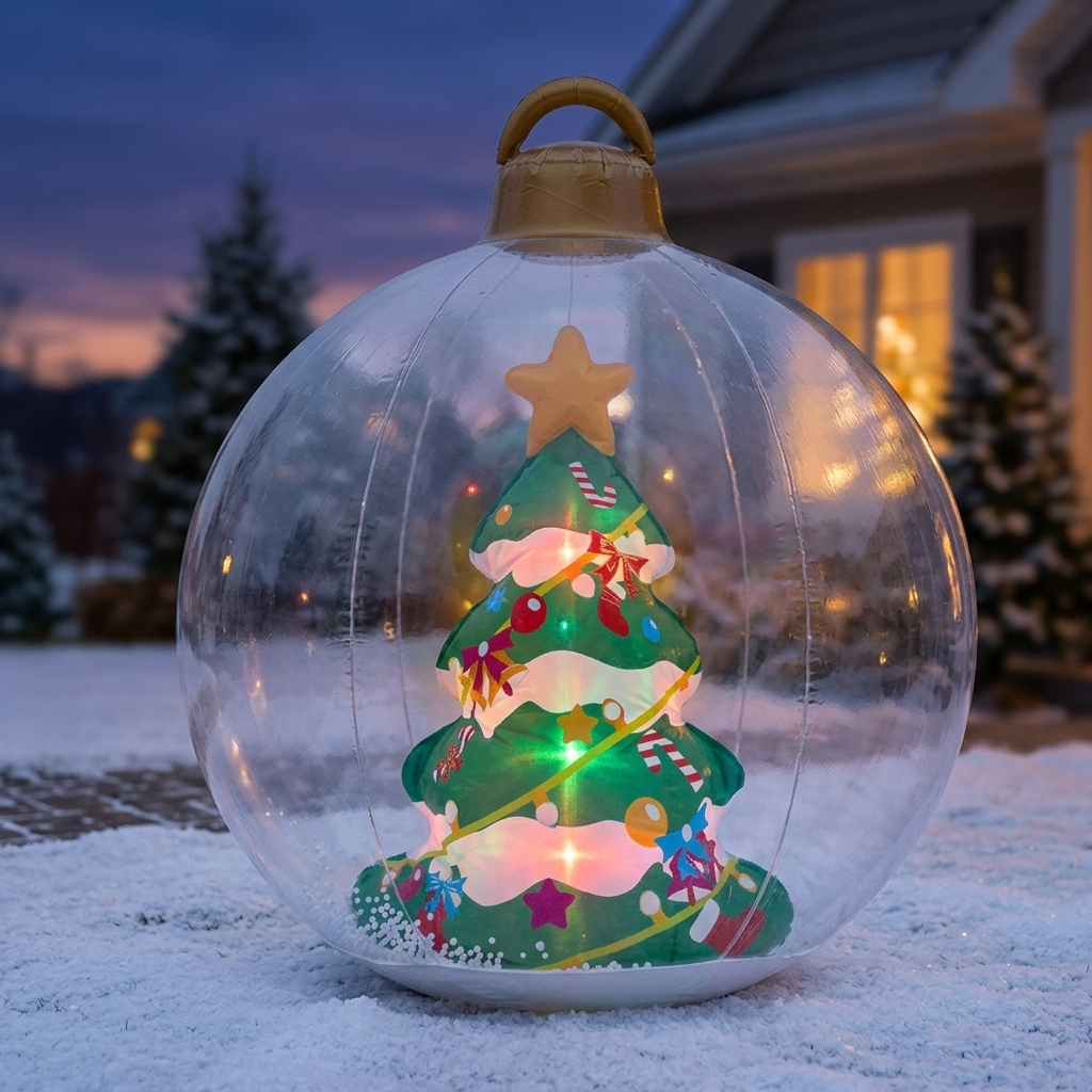 Christmas tree inflatable Christmas ball on lawn b12-5fc8fd36