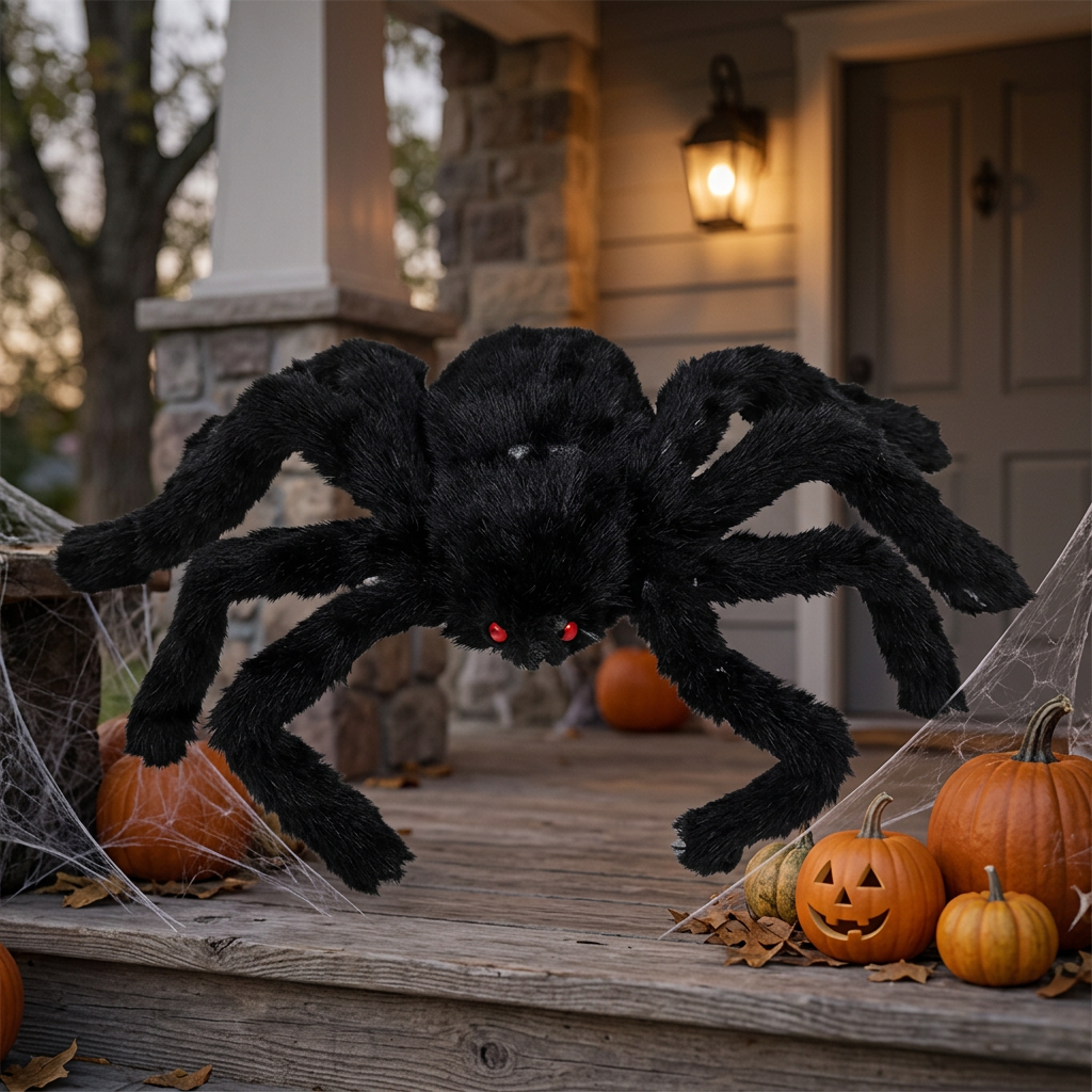 Giant Poseable Halloween Spider lifestyle | b13-fc492d10