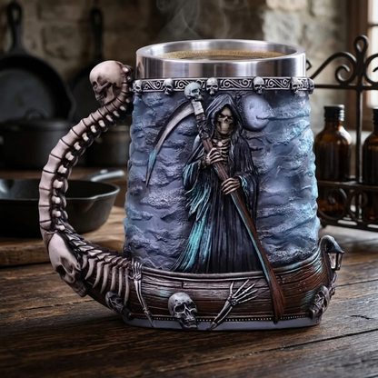 Grim Reaper Skull Mug lifestyle | b13-d9c2075a
