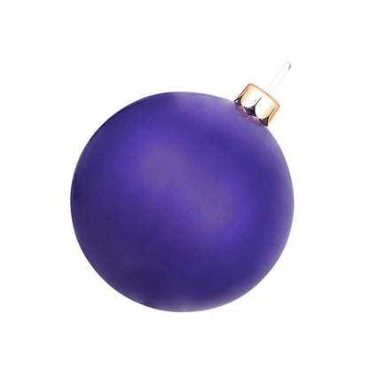 Inflatable Christmas Ball Decoration 17.7 Inch Hanging Indoor Outdoor Holiday Sphere Eight Colours