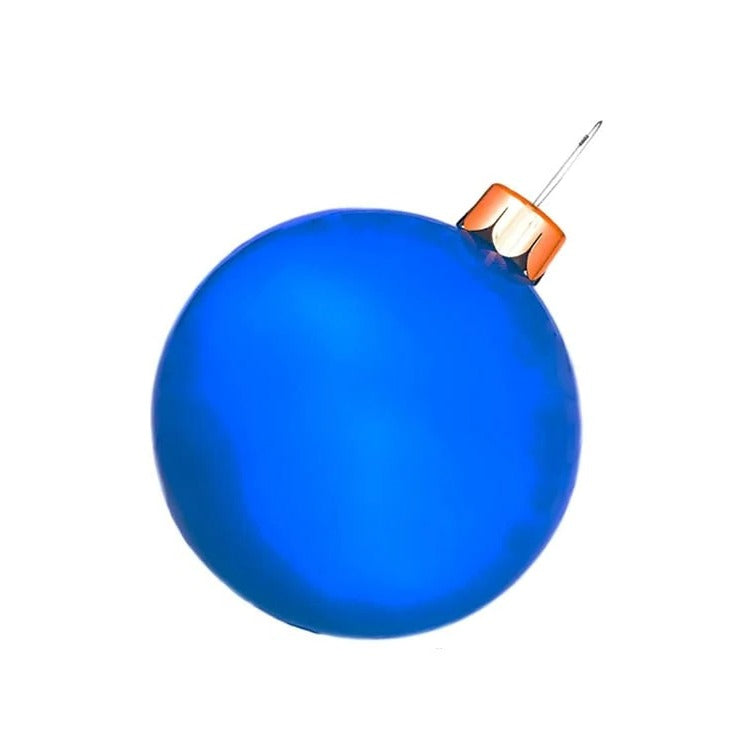 Inflatable Christmas Ball Decoration 17.7 Inch Hanging Indoor Outdoor Holiday Sphere Eight Colours