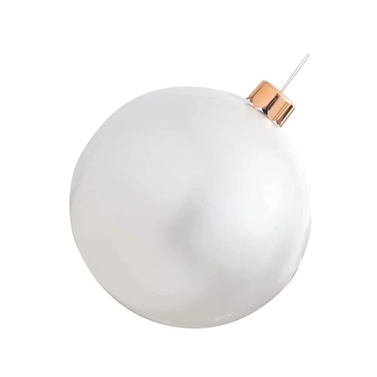 Inflatable Christmas Ball Decoration 17.7 Inch Hanging Indoor Outdoor Holiday Sphere Eight Colours