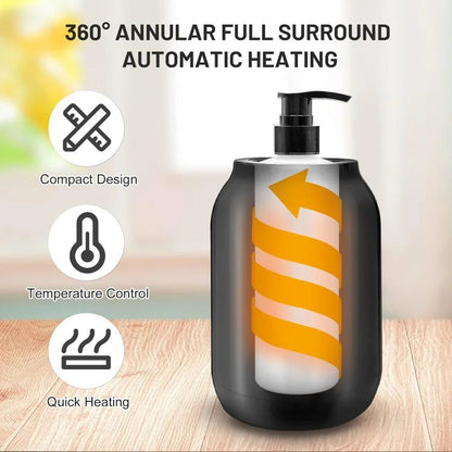 Electric Massage Oil Warmer with Digital Display Touch Controls Timer and Adjustable Temperature
